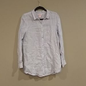 St Tropez West Buttoned Linen Shirt